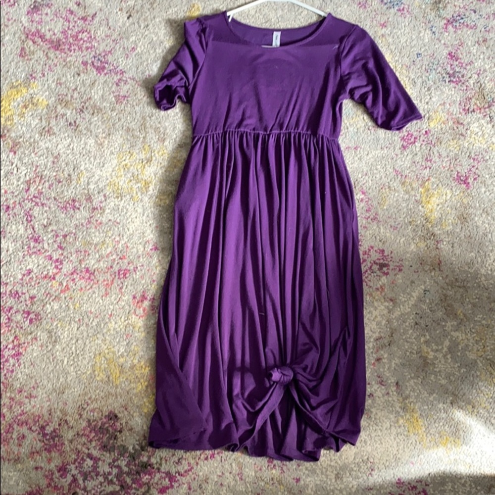 Purple dress